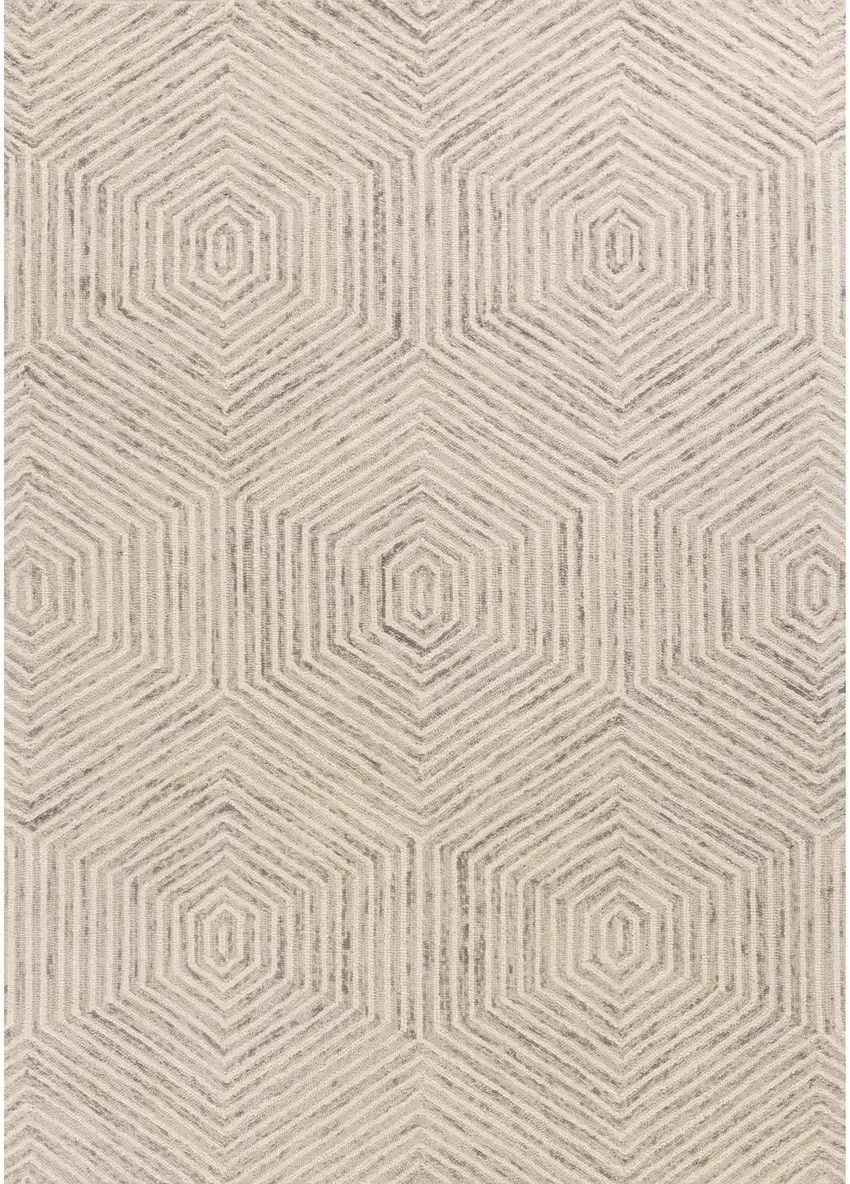 Ivory Wool Hand Tufted Area Rug Photo 2