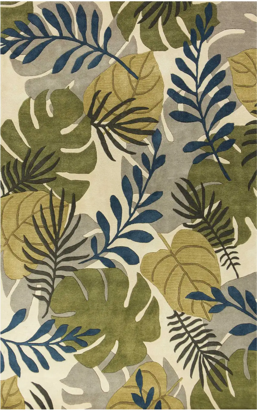 Wool Ivory  Area Rug Photo 2