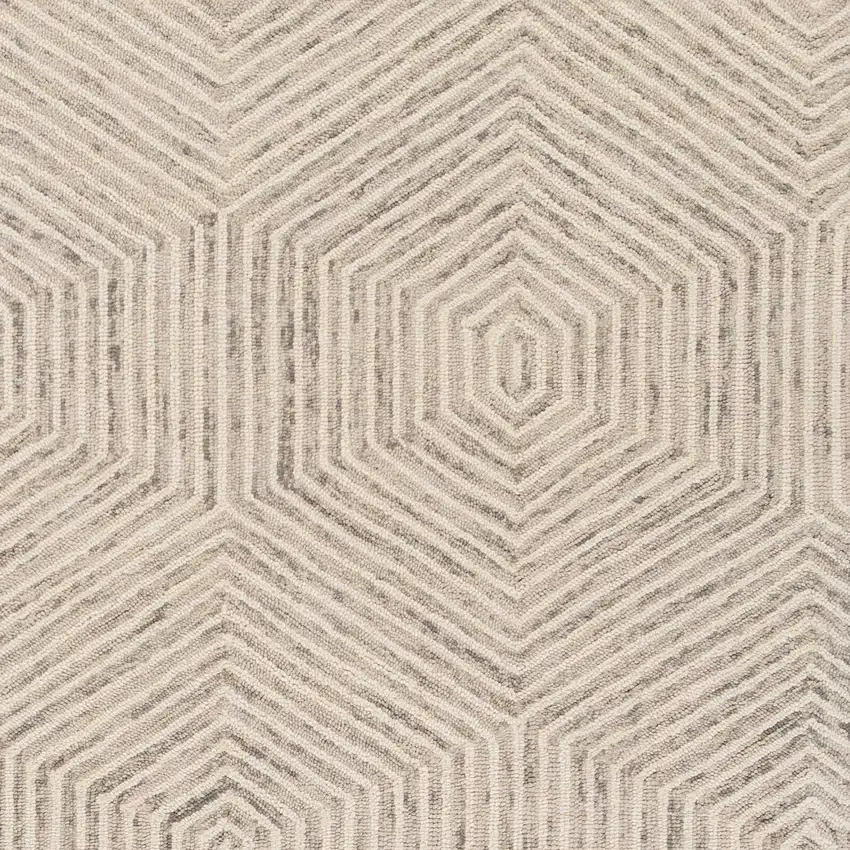 Wool Ivory  Area Rug Photo 4