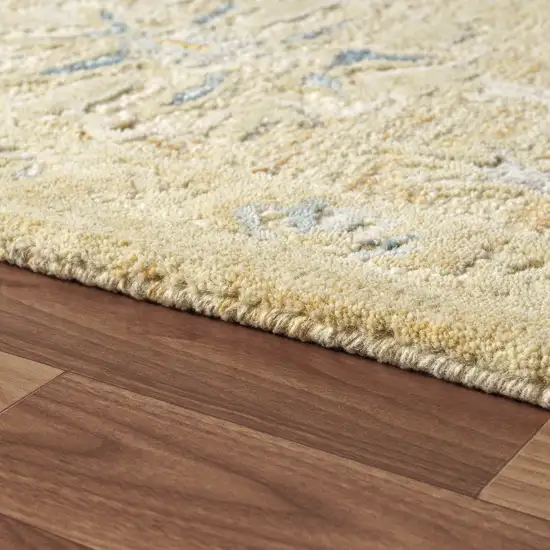 Wool Medallion Hand Tufted Area Rug Photo 5