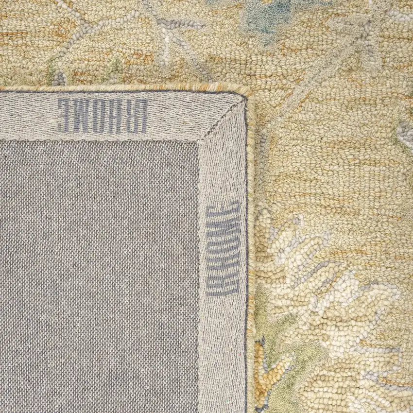 Wool Medallion Hand Tufted Area Rug Photo 8