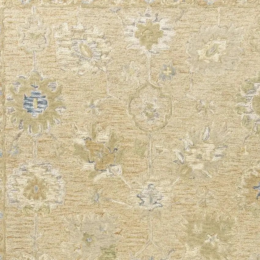 Wool Medallion Hand Tufted Area Rug Photo 2