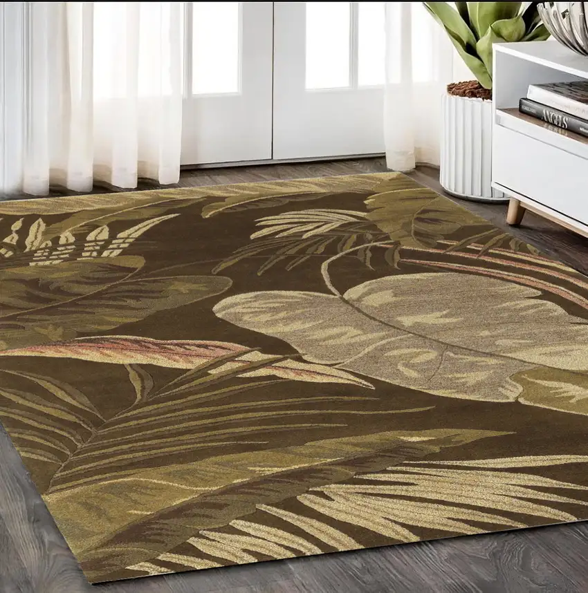 Wool Mocha Area Rug Photo 1