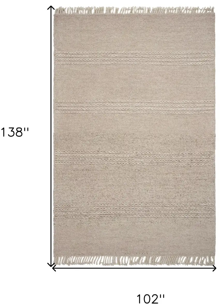 Wool Natural Area Rug Photo 8
