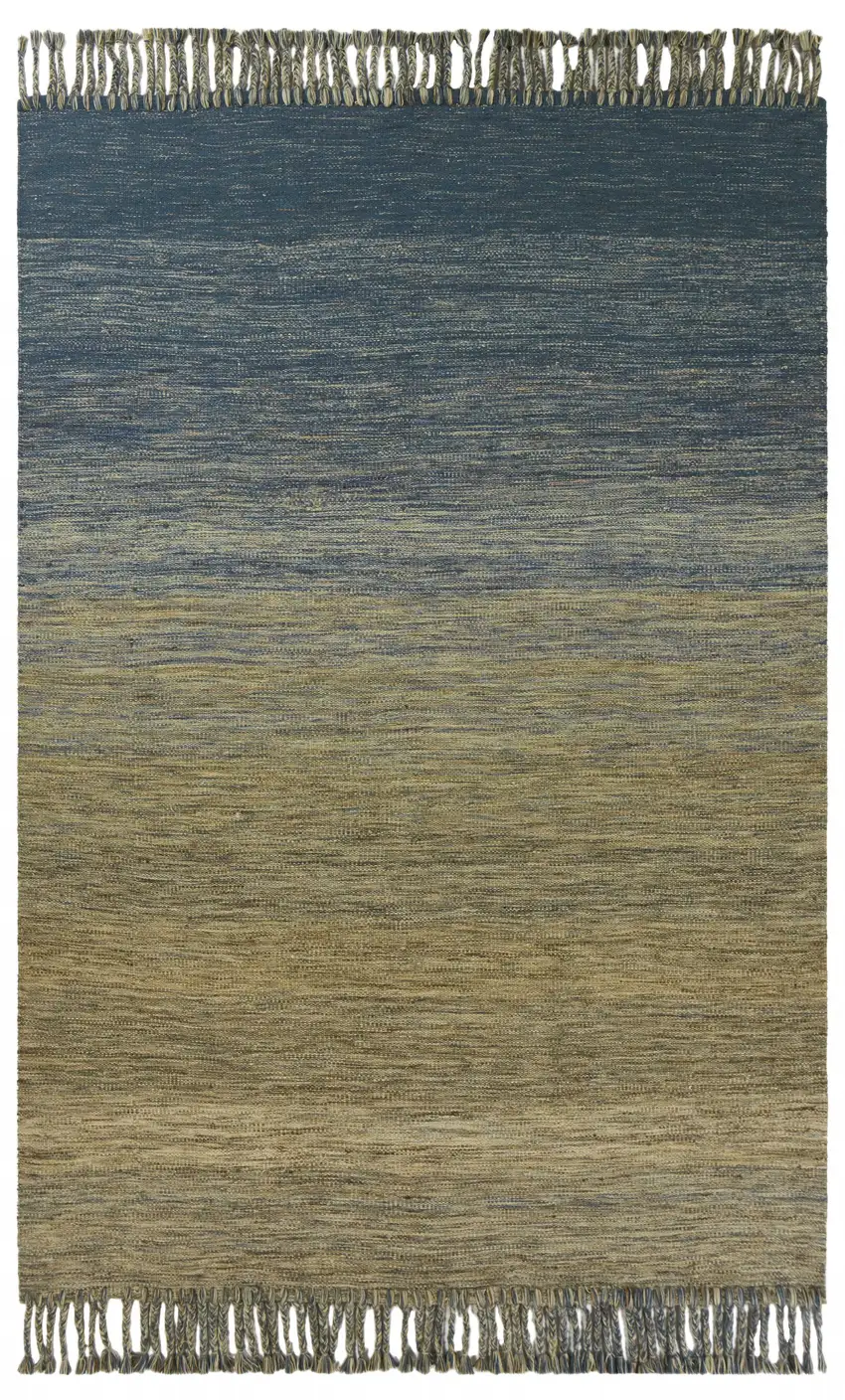 Wool Ocean Area Rug Photo 1