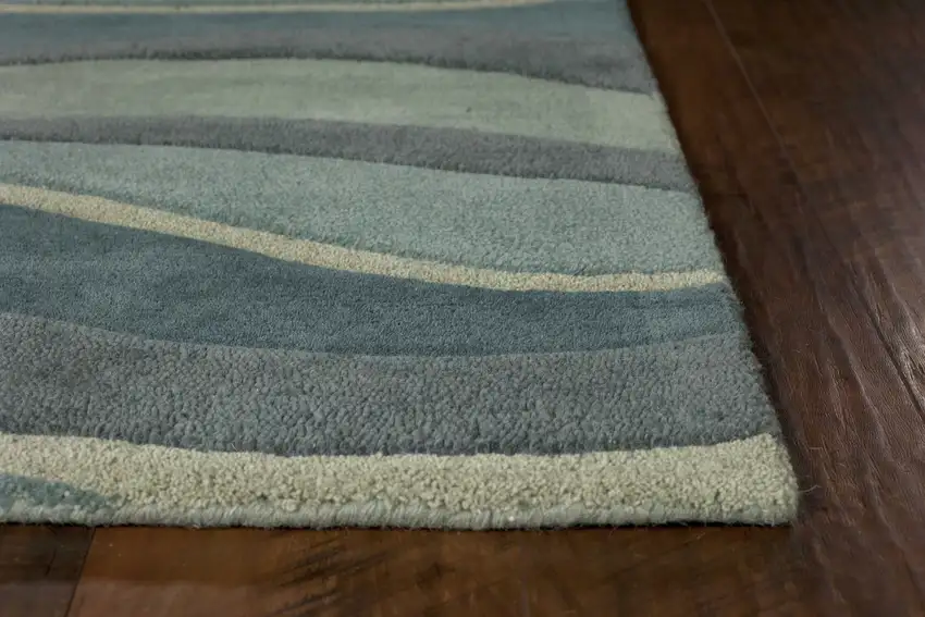 Wool Ocean Area Rug Photo 4