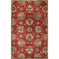 Photo of Wool Red Area Rug