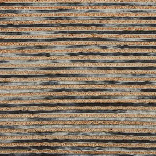 Wool Striped Hand Braided Area Rug Photo 7