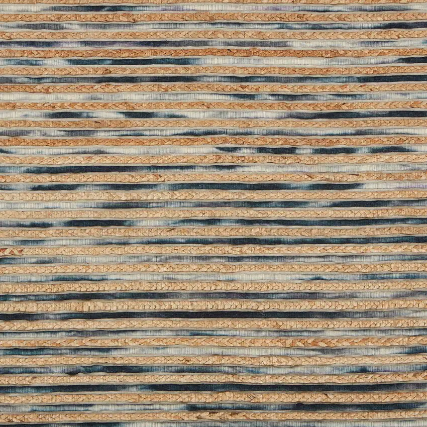 Wool Striped Hand Braided Area Rug Photo 9