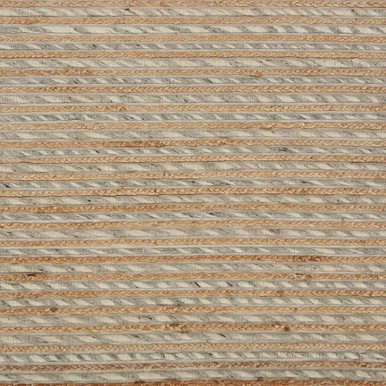 Wool Striped Hand Braided Area Rug Photo 6