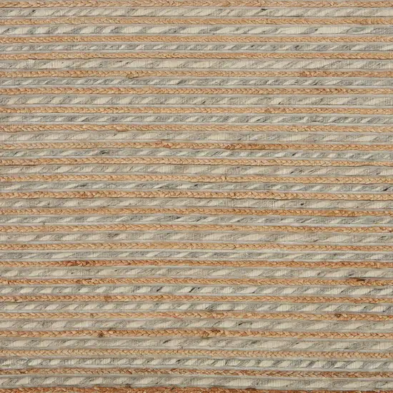 Wool Striped Hand Braided Area Rug Photo 5