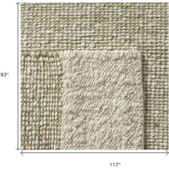 Wool Striped Hand Woven Area Rug Photo 7