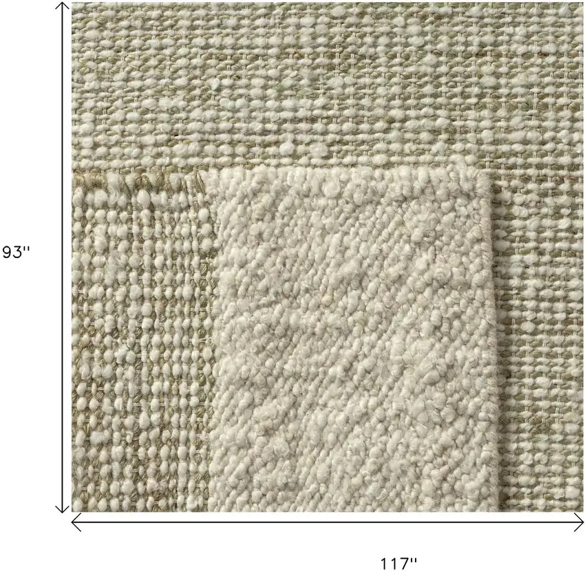 Wool Striped Hand Woven Area Rug Photo 7