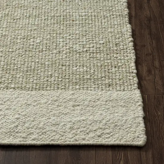 Wool Striped Hand Woven Area Rug Photo 5