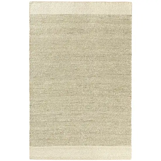 Wool Striped Hand Woven Area Rug Photo 2