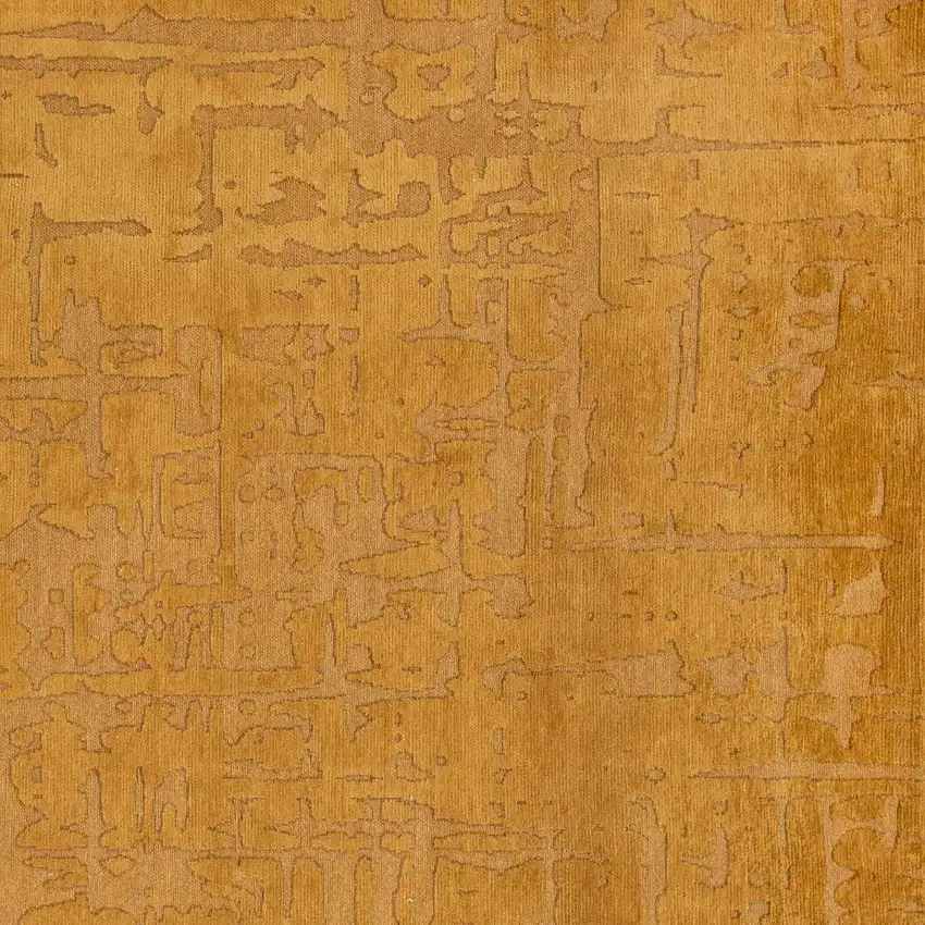 Yellow Abstract Non Skid Area Rug Photo 5