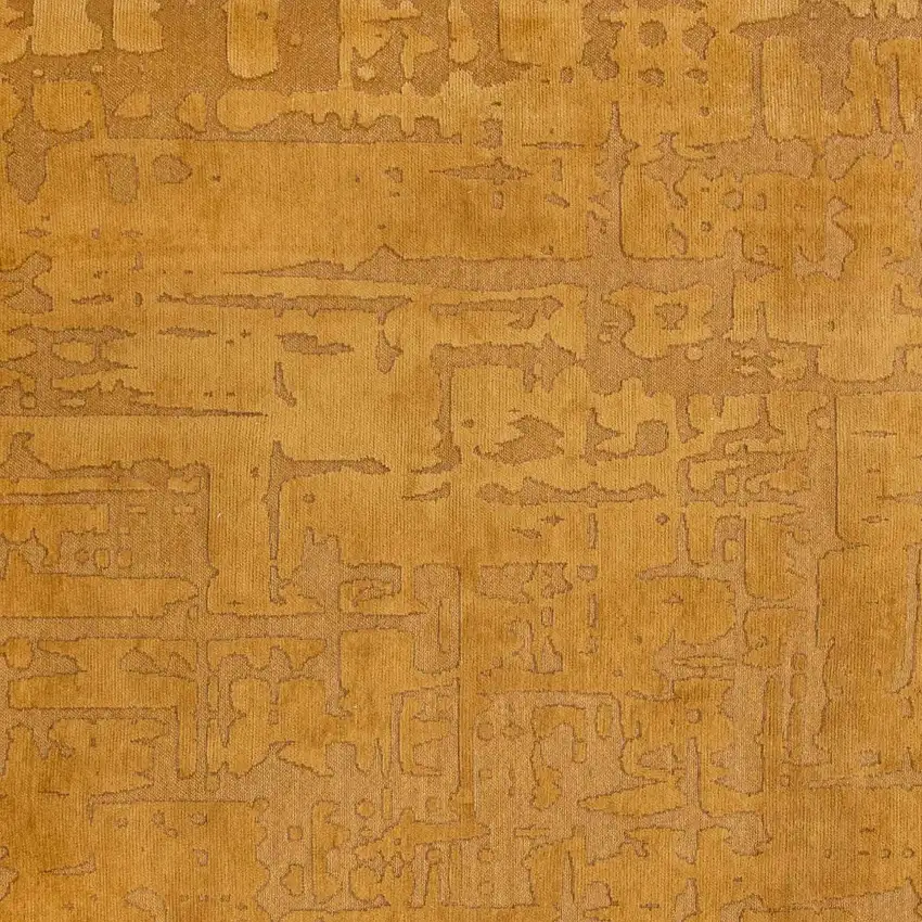 Yellow Abstract Non Skid Area Rug Photo 5