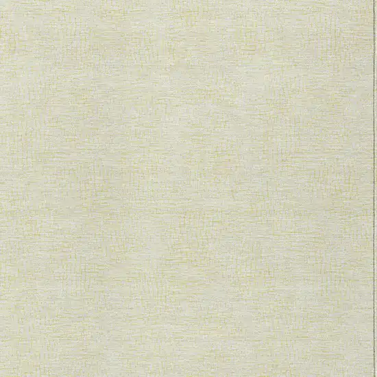Yellow And Beige Geometric Washable Indoor Outdoor Area Rug Photo 5