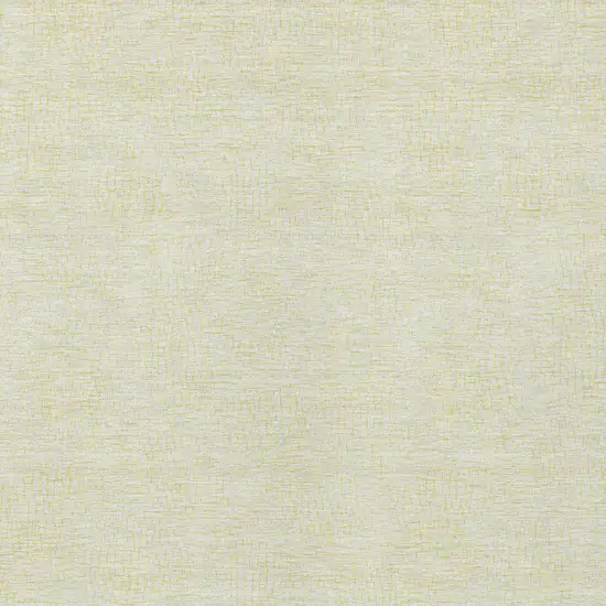 Yellow And Beige Geometric Washable Indoor Outdoor Area Rug Photo 5