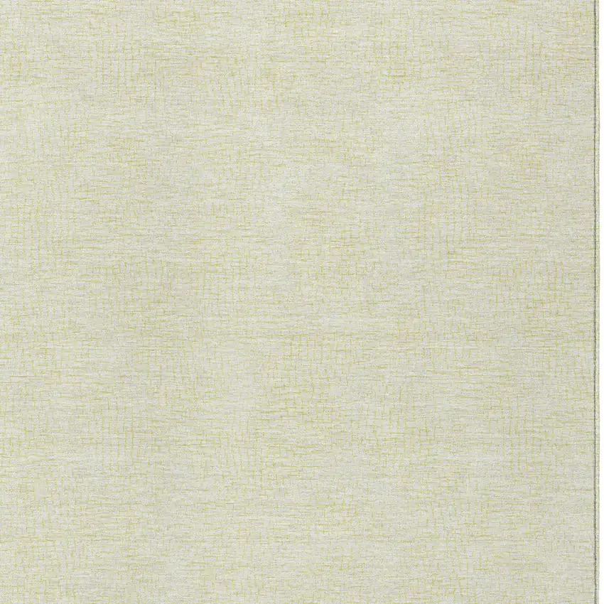 Yellow And Beige Geometric Washable Indoor Outdoor Area Rug Photo 5