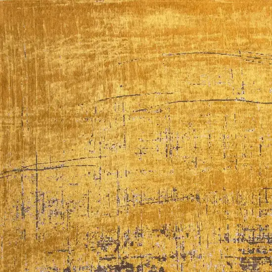 Yellow And Brown Chevron ,Washable, Area Rug Photo 8