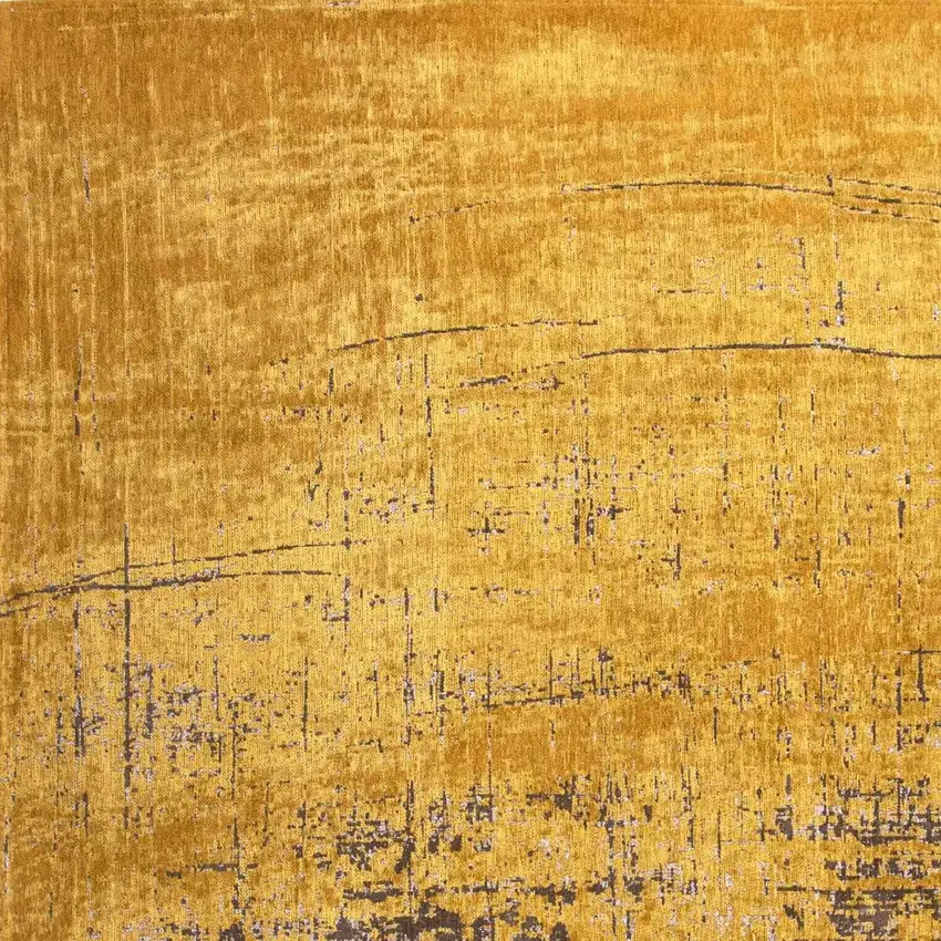 Yellow And Brown Chevron ,Washable, Area Rug Photo 8