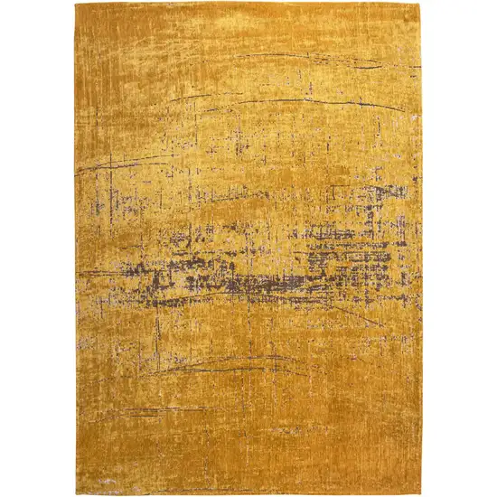 Yellow And Brown Chevron ,Washable, Area Rug Photo 2