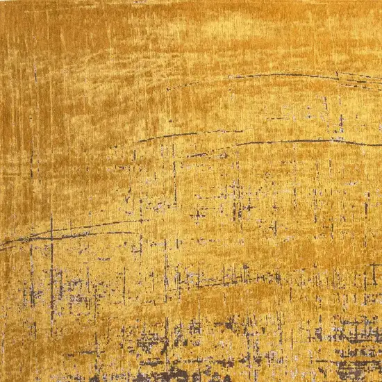 Yellow And Brown Chevron ,Washable, Area Rug Photo 8