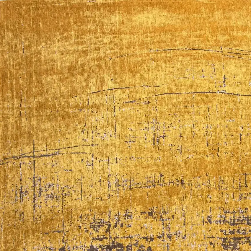 Yellow And Brown Chevron ,Washable, Area Rug Photo 8