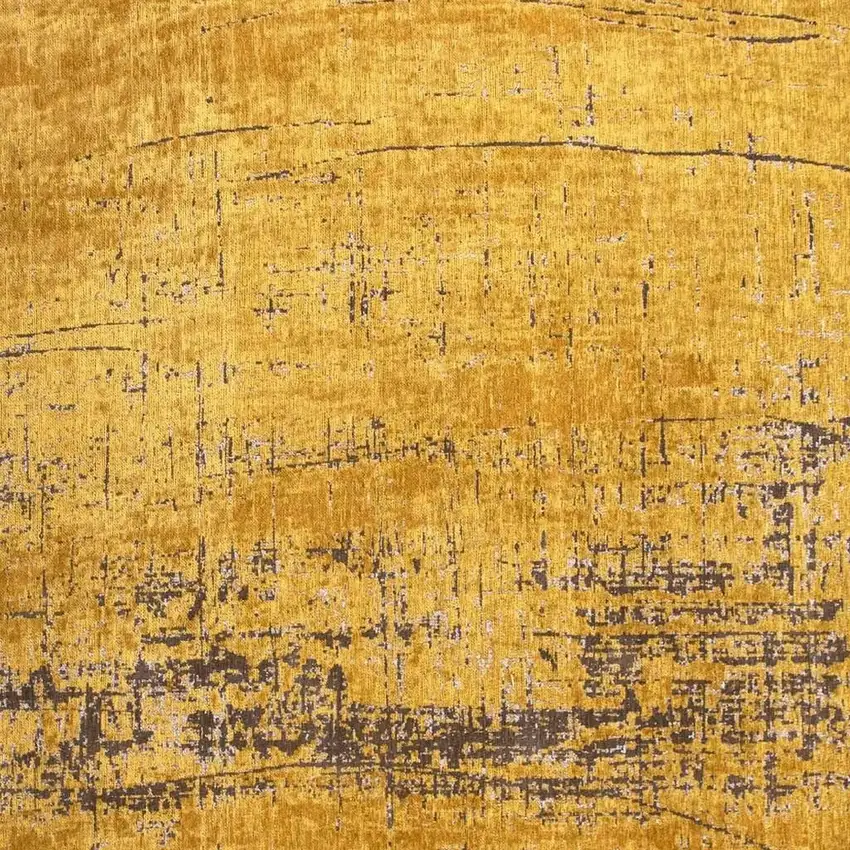 Yellow And Brown Chevron ,Washable, Area Rug Photo 3