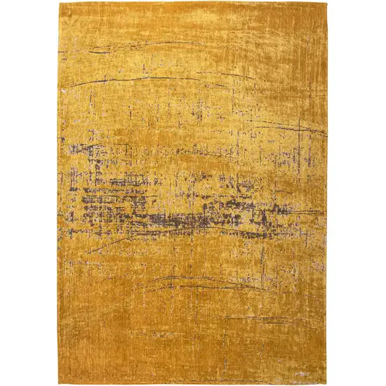 Yellow And Brown Chevron ,Washable, Area Rug Photo 2