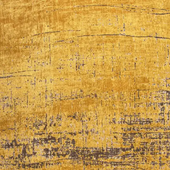 Yellow And Brown Chevron ,Washable, Area Rug Photo 8