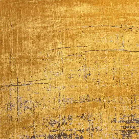 Yellow And Brown Chevron ,Washable, Area Rug Photo 8