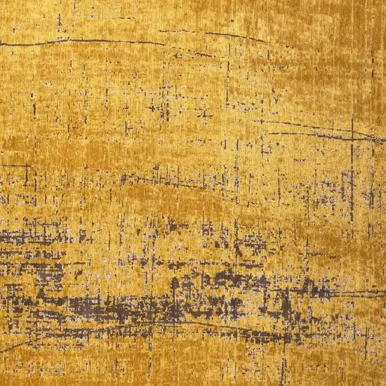 Yellow And Brown Chevron ,Washable, Area Rug Photo 3