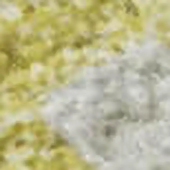 Yellow And Ivory Geometric Washable Area Rug With UV Protection Photo 3