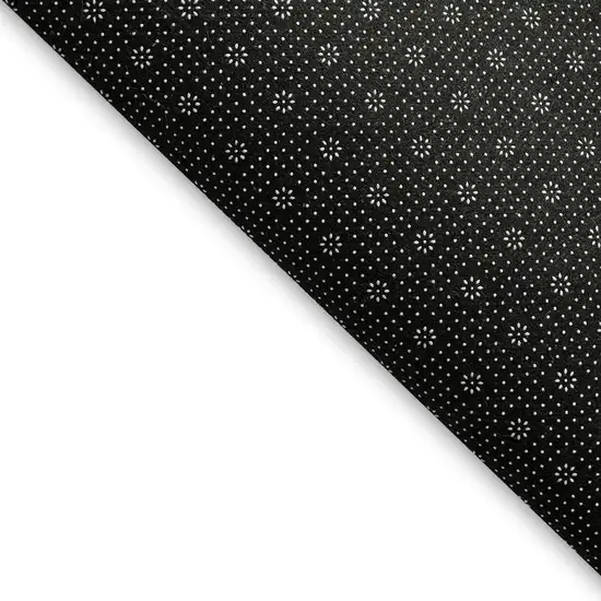 Yellow And Ivory Geometric Washable Area Rug With UV Protection Photo 2