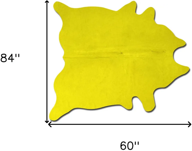 Yellow Cowhide - Area Rug Photo 3