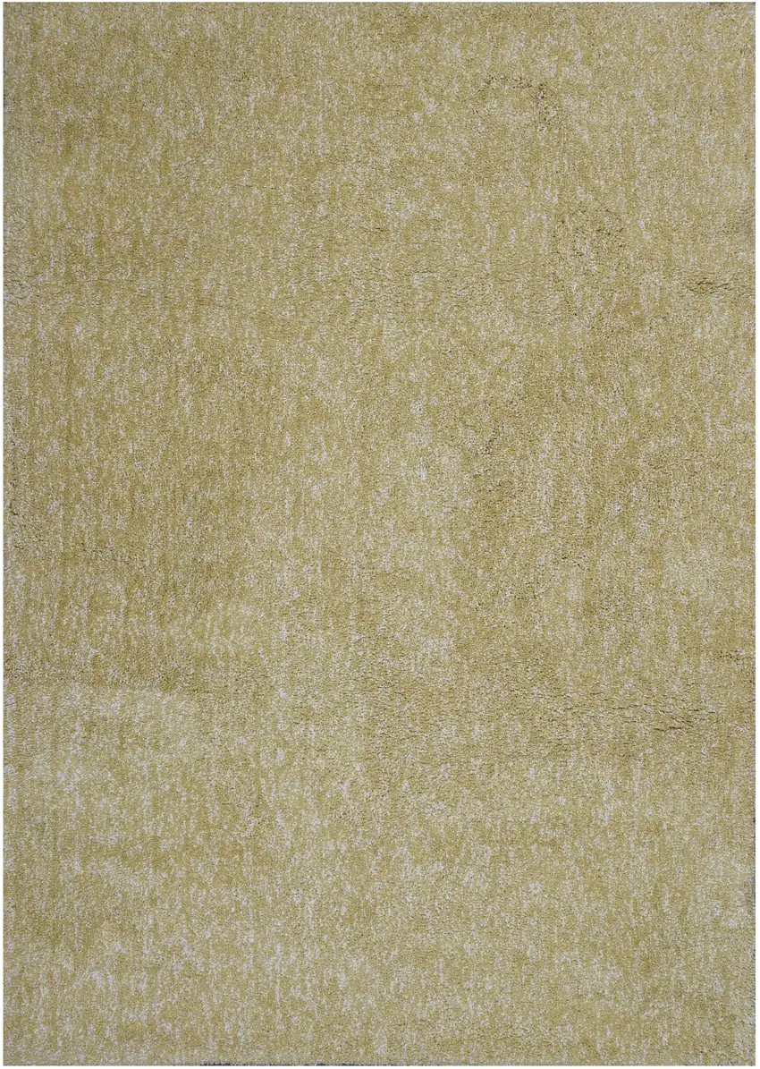 8'X10' Yellow Heather Indoor Shag Rug Photo 2