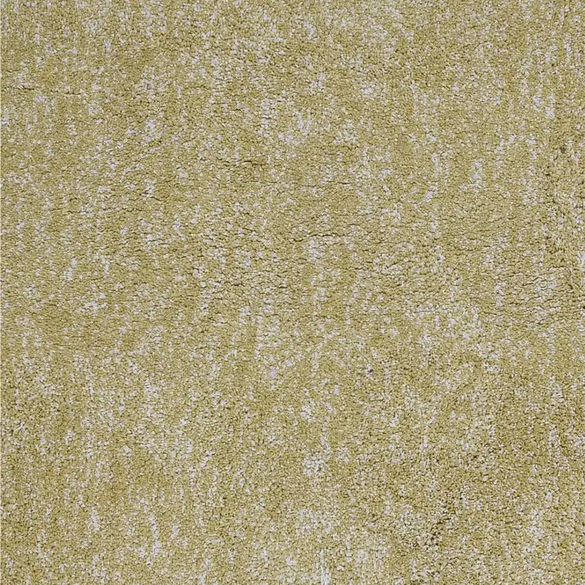 Yellow Heather Indoor Shag Runner Rug Photo 3