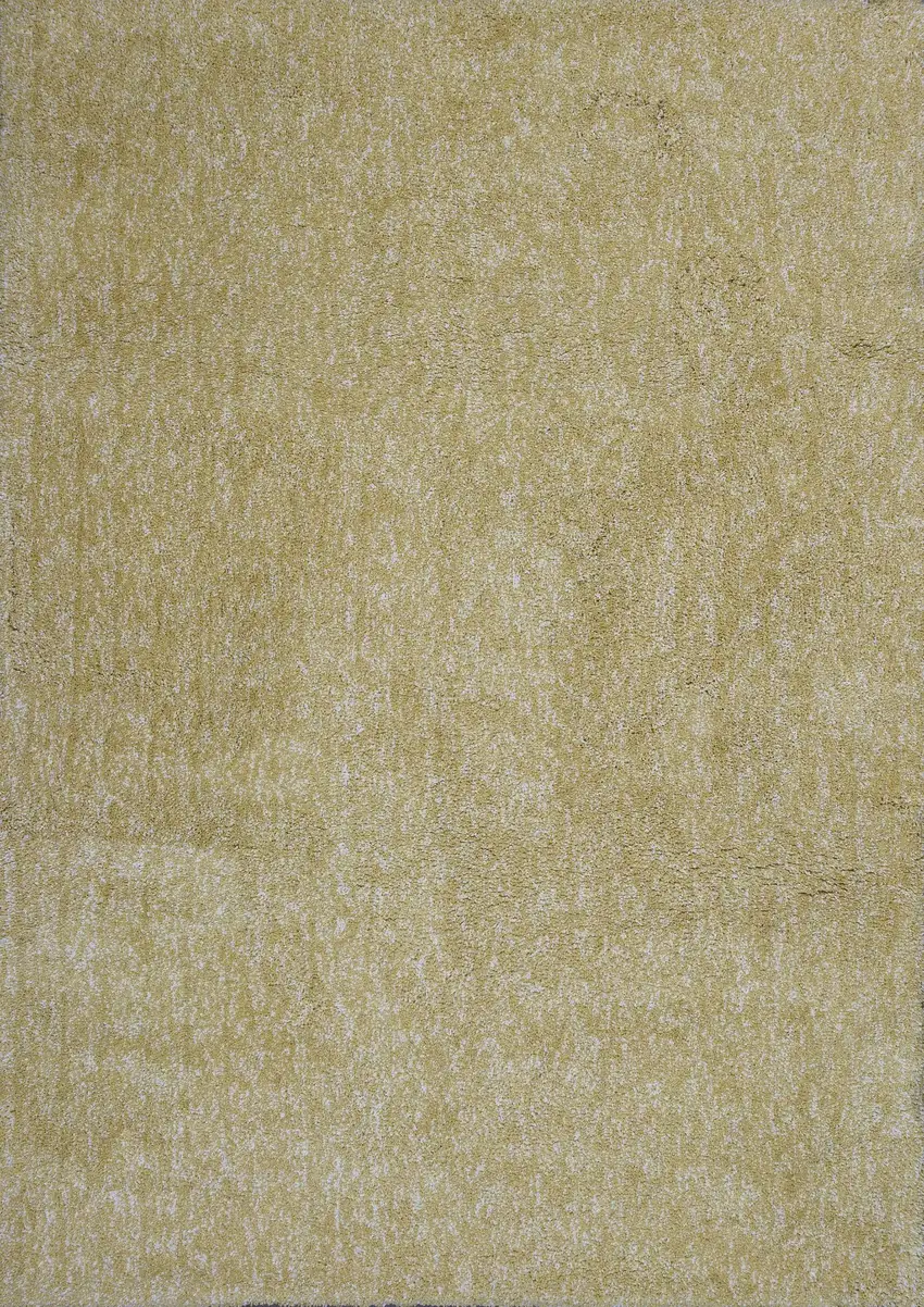Yellow Heather Plain Indoor Area Rug Photo 1