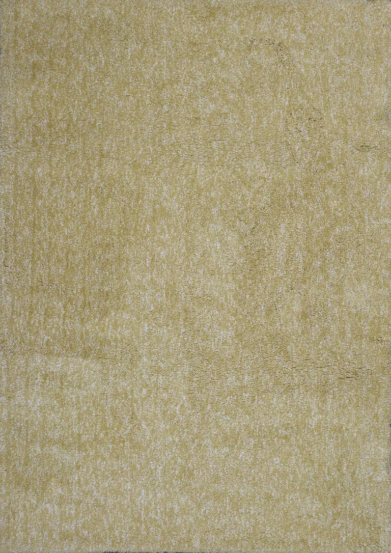 Yellow Heather Plain Indoor Area Rug Photo 1
