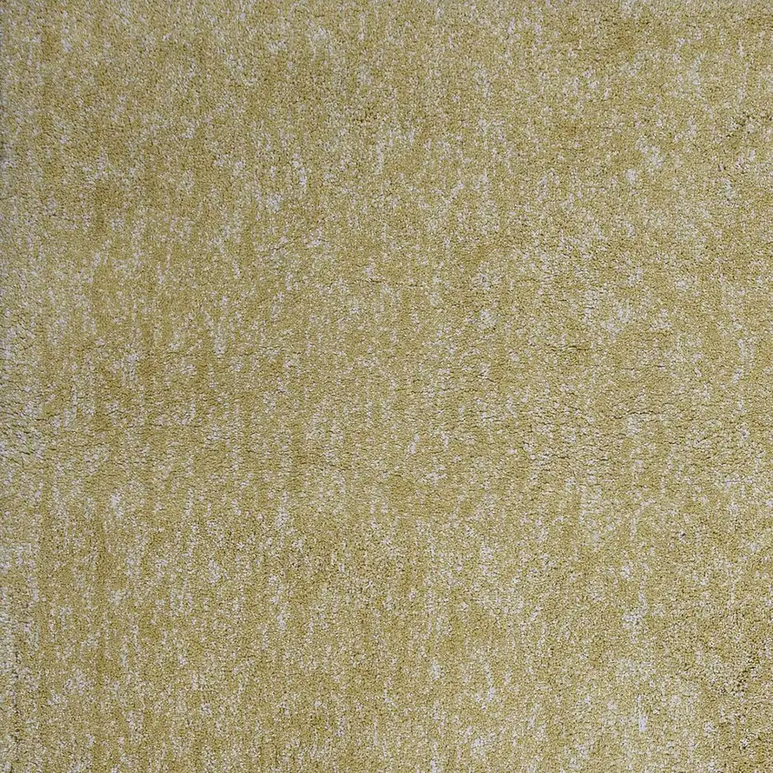 Yellow Heather Plain Indoor Area Rug Photo 3