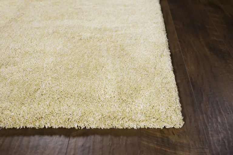 Yellow Heather Plain Indoor Area Rug Photo 5