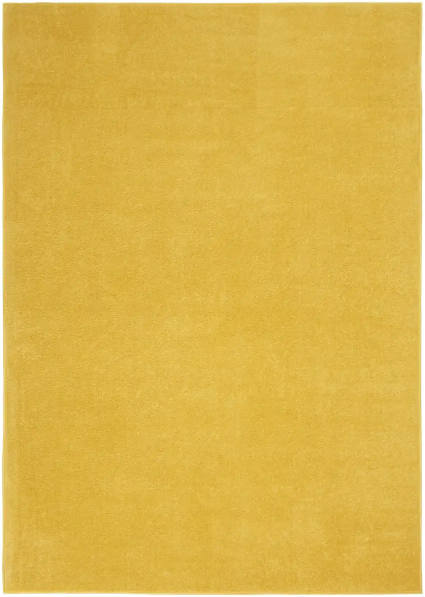 Yellow Non Skid Indoor Outdoor Area Rug Photo 1
