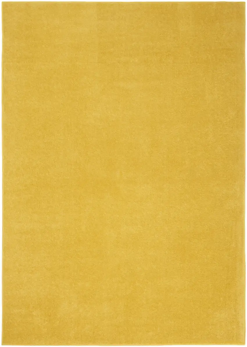 Yellow Non Skid Indoor Outdoor Area Rug Photo 5