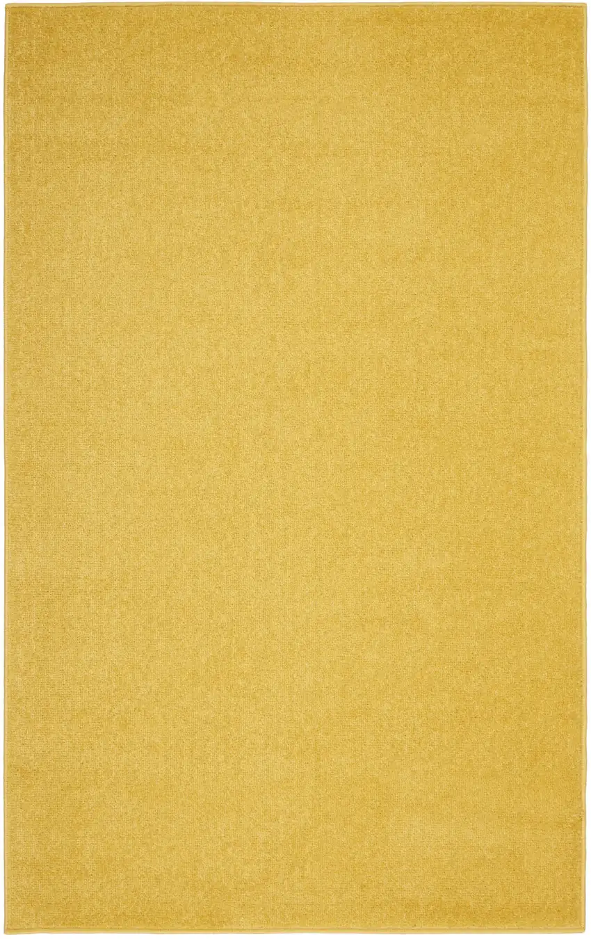 Yellow Non Skid Indoor Outdoor Area Rug Photo 1