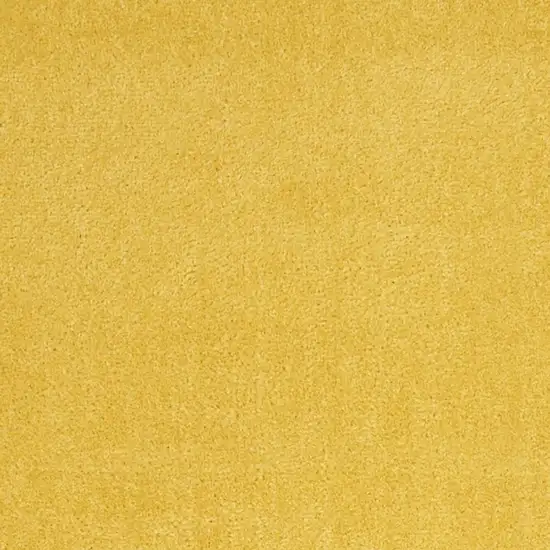 8' Yellow Indoor Outdoor Runner Rug Photo 8
