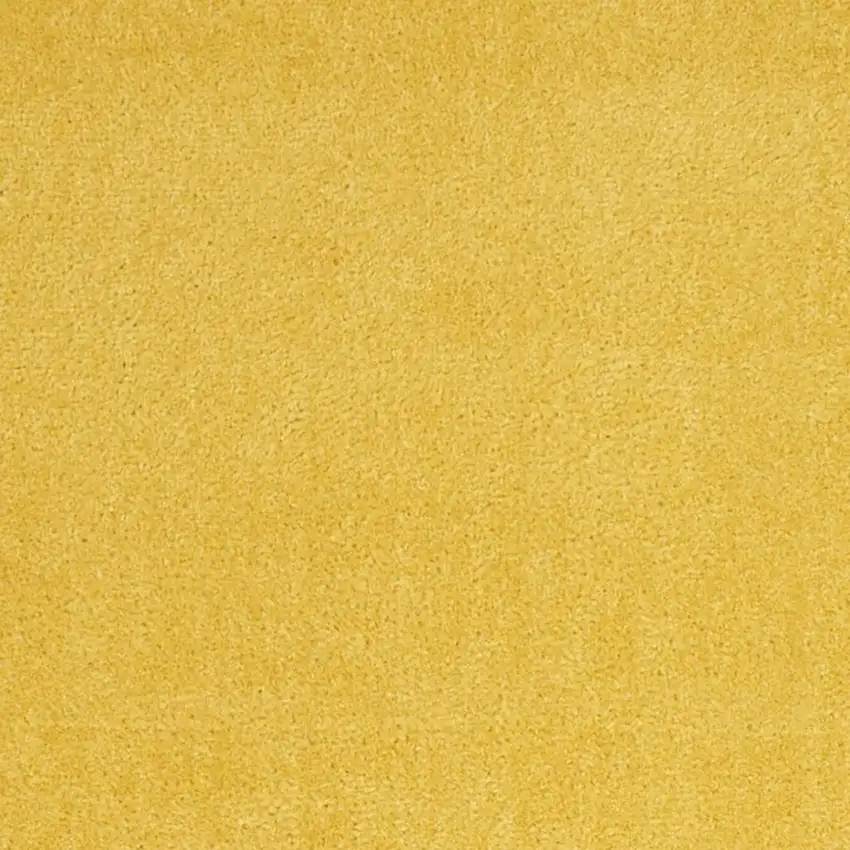 8' Yellow Indoor Outdoor Runner Rug Photo 8