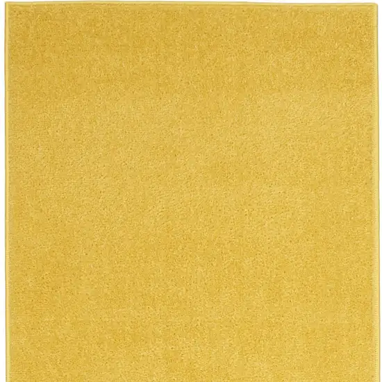 Yellow Non Skid Indoor Outdoor Runner Rug Photo 4