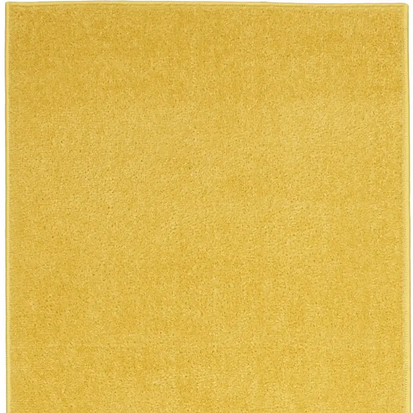 Yellow Non Skid Indoor Outdoor Runner Rug Photo 4